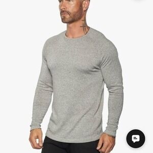 Weston Jon Boucher Crewneck Pullover Sweater Gray Size XL Mens Long Sleeve